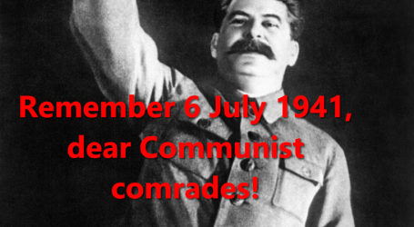 Today, 6 July 1941, Stalin’s European conquest offensive operation “GROM” was due to begin.