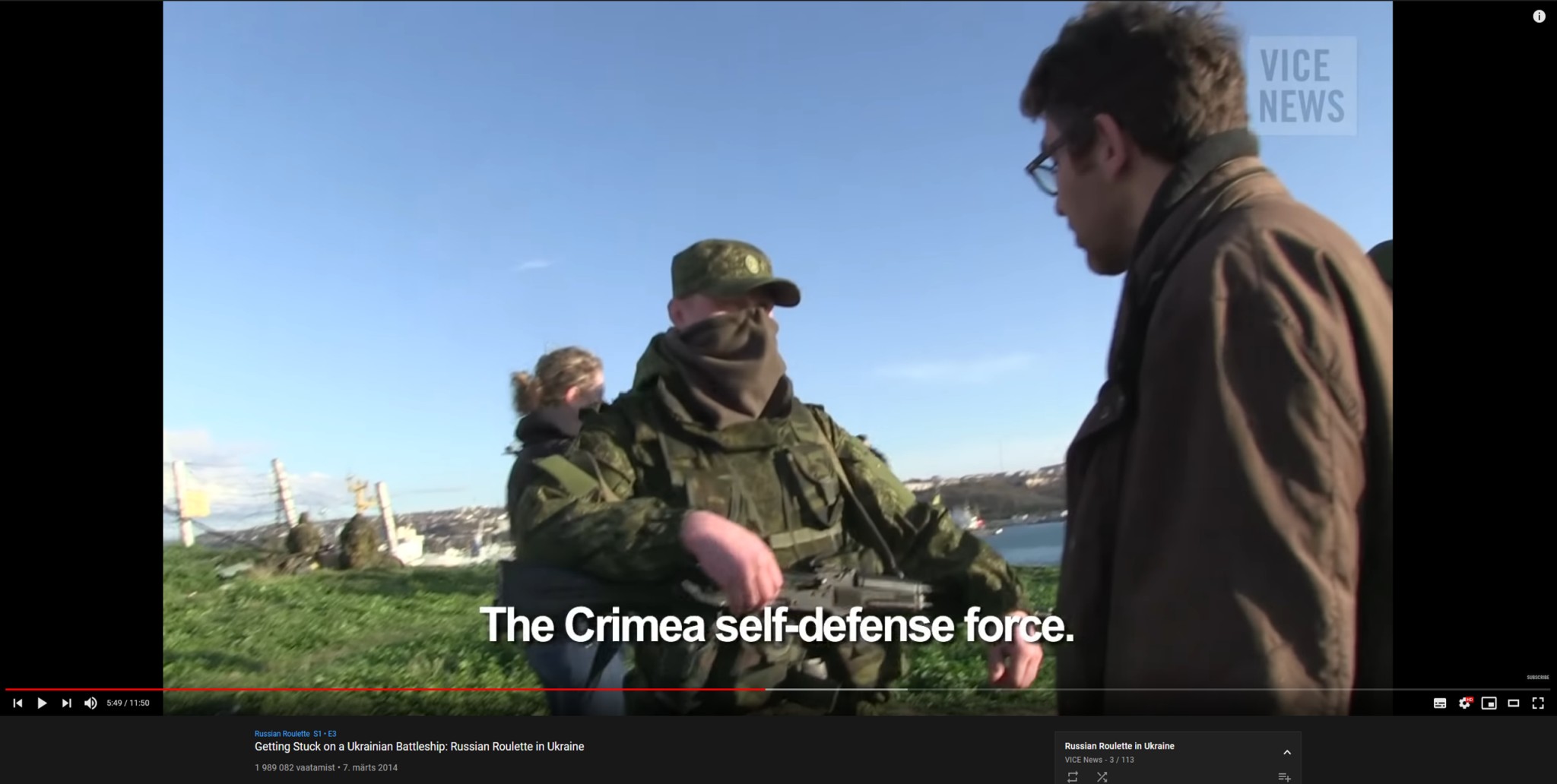 Vice News Getting Stuck on a Ukrainian Battleship: Russian Roulette in Ukraine