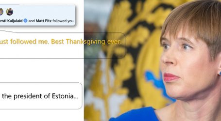 How we got President of Estonia to follow Simon Ostrovsky.