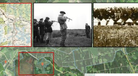 Valdo Praust: 2. augustil 1941 mõrvasid Läti hävituspataljoni taganevad bolševikud Aidu lähistel Tapiku soo kõrval Udukülas 17 kohalikku relvitut meest. (28 inimest kokku)