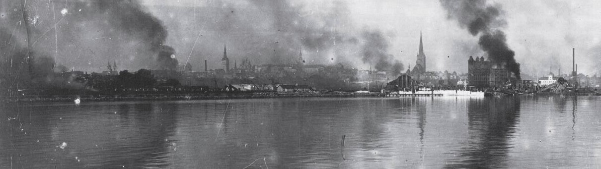 1941 Tallinn 28.august laevalt „Jaan Teär” pildi lõik.